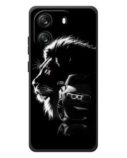 Чехол для Blackview Oscal Flat 1C с картинкой «BMW и лев»