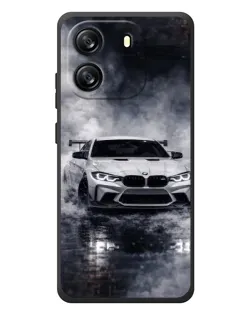 Чехол для Blackview Oscal Flat 1C с картинкой «BMW сквозь туман»