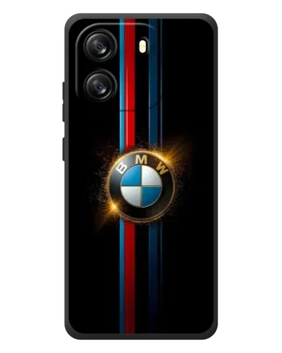Чехол для Blackview Oscal Flat 1C с картинкой «BMW M-Power неон»