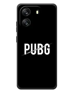 Чехол для Blackview Oscal Flat 1C с картинкой «PUBG — белый логотип»