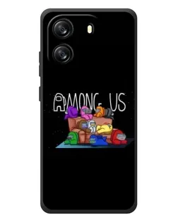 Чехол для Blackview Oscal Flat 1C с картинкой «Логотип Among Us»