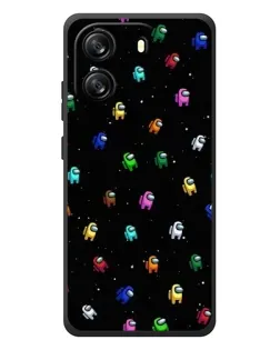 Чехол для Blackview Oscal Flat 1C с картинкой «Экипаж Among Us»