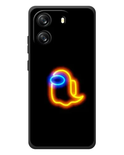 Чехол для Blackview Oscal Flat 1C с картинкой «Among Us неоновое сияние» Чехол для Blackview Oscal Flat 1C с картинкой «Among Us неоновое сияние»
