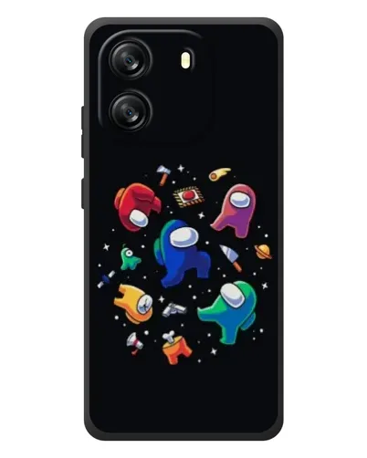 Чехол для Blackview Oscal Flat 1C с картинкой «Among Us космос» Чехол для Blackview Oscal Flat 1C с картинкой «Among Us космос»