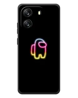 Чехол для Blackview Oscal Flat 1C с картинкой «Among Us градиент»