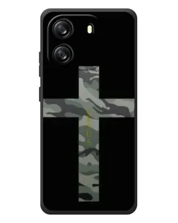 Чехол для Blackview Oscal Flat 1C с картинкой «Милитари Крест»