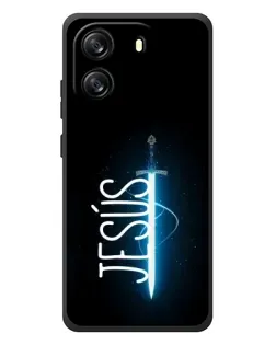 Чехол для Blackview Oscal Flat 1C с картинкой «Меч Духа Jesus»