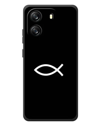 Чехол для Blackview Oscal Flat 1C с картинкой «Символ рыбы Jesus» Чехол для Blackview Oscal Flat 1C с картинкой «Символ рыбы Jesus»