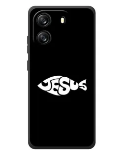 Чехол для Blackview Oscal Flat 1C с картинкой «Рыба Jesus»