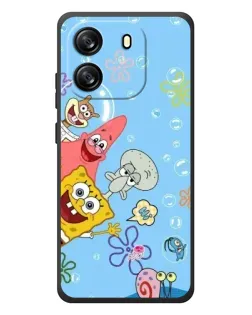 Чехол для Blackview Oscal Flat 1C с картинкой «Веселые пузырьки»