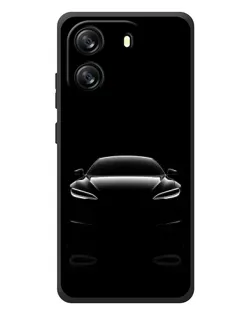 Чехол для Blackview Oscal Flat 1C с картинкой «Силуэт Tesla Night»