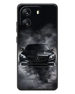 Чехол для Blackview Oscal Flat 1C с картинкой «Mercedes в дыму»