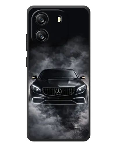 Чехол для Blackview Oscal Flat 1C с картинкой «Mercedes в дыму» Чехол для Blackview Oscal Flat 1C с картинкой «Mercedes в дыму»