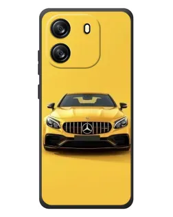 Чехол для Blackview Oscal Flat 1C с картинкой «Желтый Mercedes GT»