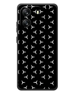Чехол для Blackview Oscal Flat 1C с картинкой «Mercedes паттерн звезд»