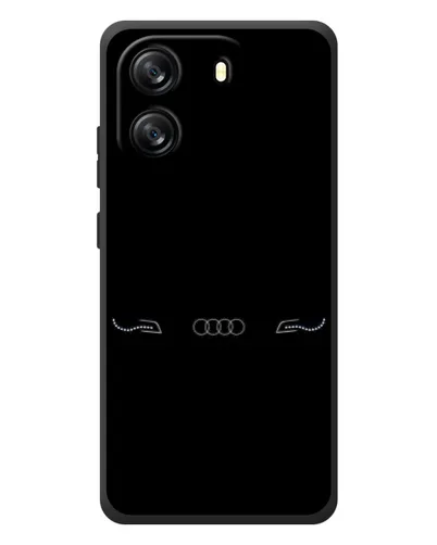 Чехол для Blackview Oscal Flat 1C с картинкой «Audi — световой подпись»