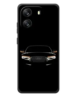 Чехол для Blackview Oscal Flat 1C с картинкой «Audi — ночной контур»
