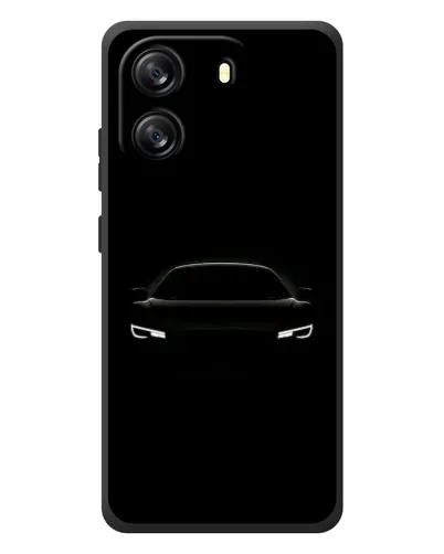 Чехол для Blackview Oscal Flat 1C с картинкой «Взгляд Audi в темноте»