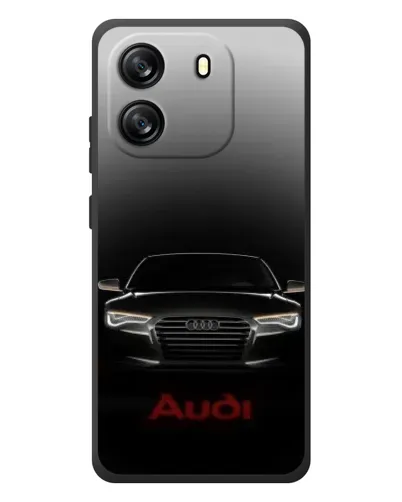 Чехол для Blackview Oscal Flat 1C с картинкой «Audi — градиентный контур»