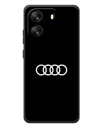 Чехол для Blackview Oscal Flat 1C с картинкой «Audi White Logo»