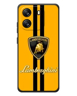 Чохол для Blackview Oscal Flat 1C з картинкою «Lamborghini Stripe жовтий»
