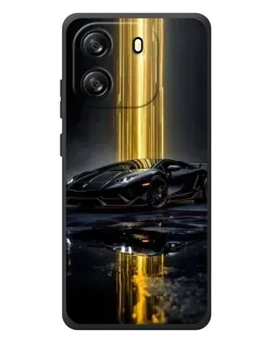 Чехол для Blackview Oscal Flat 1C с картинкой «Ночной Lamborghini драйв»