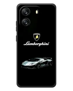 Чехол для Blackview Oscal Flat 1C с картинкой «Логотип Lamborghini классика»