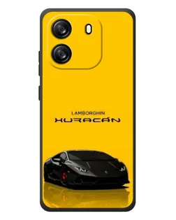Чехол для Blackview Oscal Flat 1C с картинкой «Lamborghini Huracan черный»
