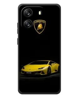 Чехол для Blackview Oscal Flat 1C с картинкой «Lamborghini желтый акцент»