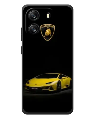 Чехол для Blackview Oscal Flat 1C с картинкой «Lamborghini желтый акцент»