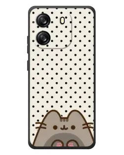 Чехол для Blackview Oscal Flat 1C с картинкой «Пушин в горошек»