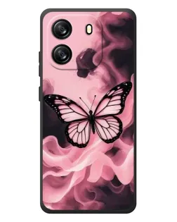 Чохол для Blackview Oscal Flat 1C з картинкою «Метелик у диму»