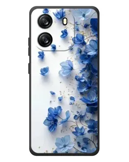 Чохол для Blackview Oscal Flat 1C з картинкою «Блакитний квітковий каскад» Чохол для Blackview Oscal Flat 1C з картинкою «Блакитний квітковий каскад»