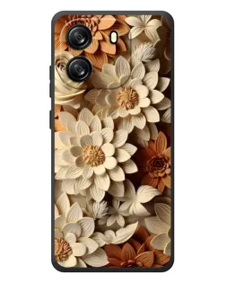 Чохол для Blackview Oscal Flat 1C з картинкою «Бежевий флористичний декор» Чохол для Blackview Oscal Flat 1C з картинкою «Бежевий флористичний декор»