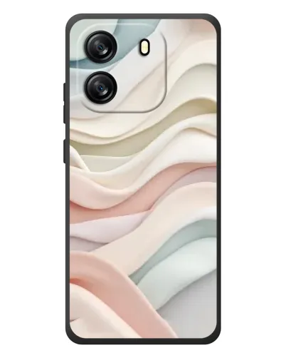 Чехол для Blackview Oscal Flat 1C с картинкой «Пастельные нежные волны»