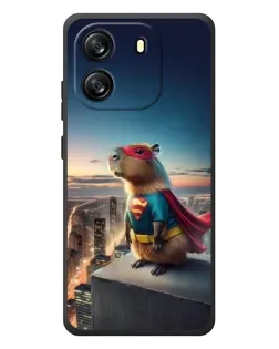 Чохол для Blackview Oscal Flat 1C з картинкою «Капі-мен супергерой»