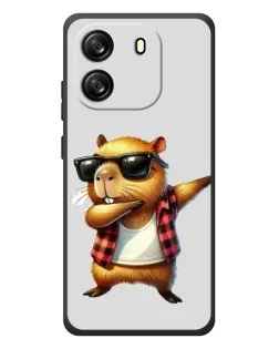 Чохол для Blackview Oscal Flat 1C з картинкою «Капібара репер даб»