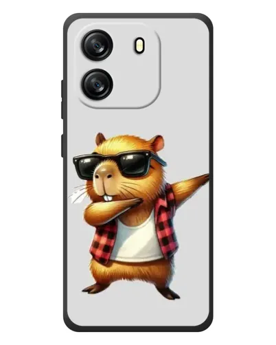 Чохол для Blackview Oscal Flat 1C з картинкою «Капібара репер даб»