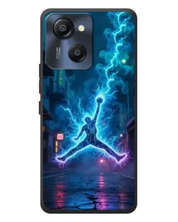 Чехол для Blackview Oscal Modern 8 с картинкой «Jordan Gold Jumpman»