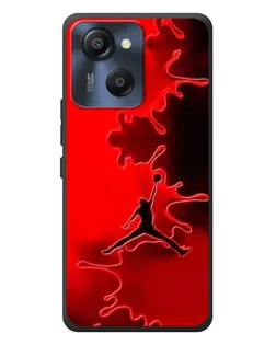 Чехол для Blackview Oscal Modern 8 с картинкой «Jordan Red Smoke»