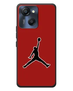 Чехол для Blackview Oscal Modern 8 с картинкой «Jordan Red Back»