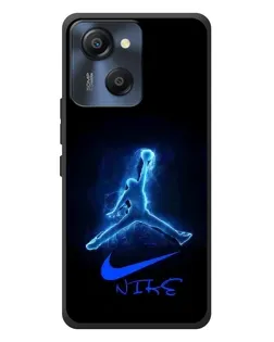Чехол для Blackview Oscal Modern 8 с картинкой «Jordan Neon Blue»