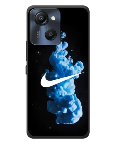 Чехол для Blackview Oscal Modern 8 с картинкой «Nike и синий дым» Чехол для Blackview Oscal Modern 8 с картинкой «Nike и синий дым»