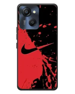 Чехол для Blackview Oscal Modern 8 с картинкой «Красные брызги Nike» Чехол для Blackview Oscal Modern 8 с картинкой «Красные брызги Nike»
