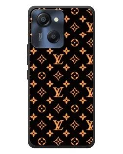 Чехол для Blackview Oscal Modern 8 с картинкой «Золотая монограмма LV»