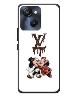 Чехол для Blackview Oscal Modern 8 с картинкой «LV и Микки Маус»