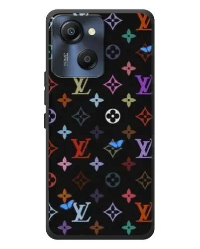 Чехол для Blackview Oscal Modern 8 с картинкой «Цветная монограмма LV»