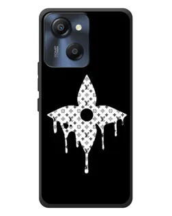 Чехол для Blackview Oscal Modern 8 с картинкой «Цветочная монограмма»