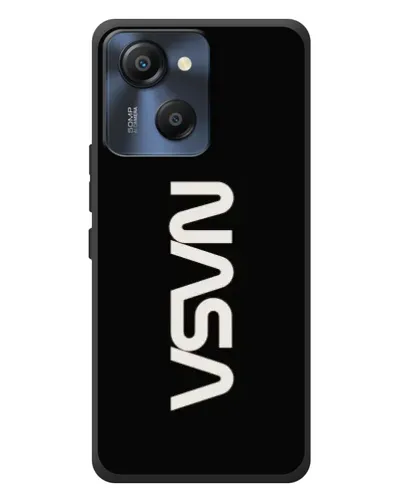 Чехол для Blackview Oscal Modern 8 с картинкой «NASA — вертикальный логотип»