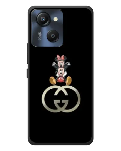 Чехол для Blackview Oscal Modern 8 с картинкой «Минни Маус на лого»
